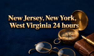 New Jersey, New York, West Virginia 24 hours